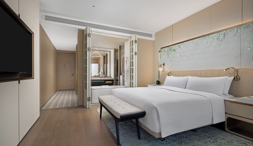 Habitación Deluxe, 1 cama de matrimonio grande, vistas a la ciudad