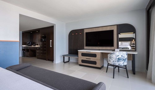 Suite, 1 cama de matrimonio grande, accesible para personas con discapacidad (Corner)
