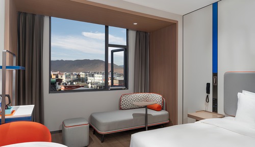 Habitación estándar, 1 cama de matrimonio grande, vistas a la montaña