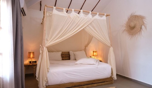 Habitación romántica doble, 1 cama de matrimonio grande