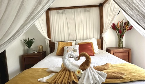 Estudio, 1 cama de matrimonio, vistas a la piscina
