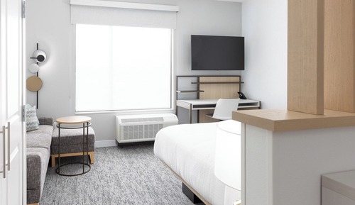 Estudio, 1 cama de matrimonio grande con sofá cama (Mobility Accessible, Tub)