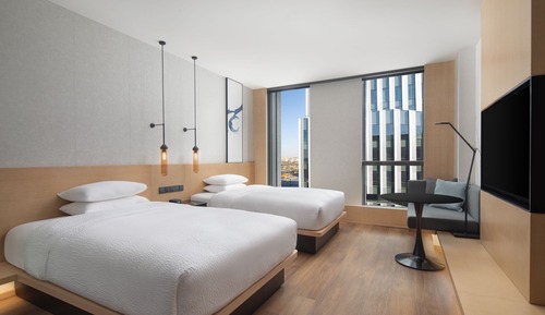 Habitación Deluxe, 2 camas dobles, no fumadores, vistas a la ciudad