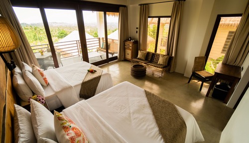 Habitación Premium con 1 cama doble o 2 individuales, 2 camas de matrimonio