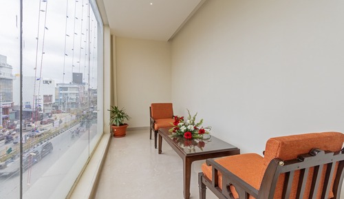 Habitación Deluxe doble, no fumadores, balcón