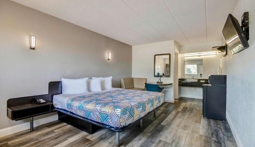 Habitación estándar, 1 cama de matrimonio grande, no fumadores, frigorífico y microondas