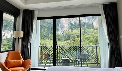 Suite estudio Premium, 1 cama de matrimonio grande, vistas a la piscina