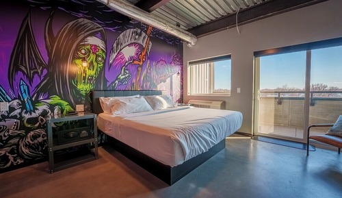Habitación estándar, 1 cama de matrimonio grande con sofá cama