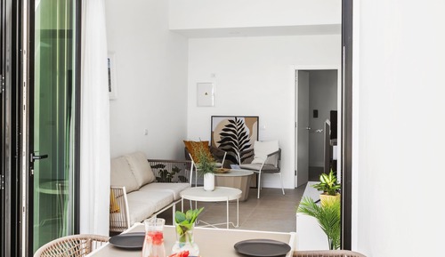 Apartamento estándar, 1 habitación, patio, junto a la piscina