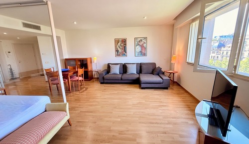 Apartamento de diseño, 1 habitación, vistas a la ciudad