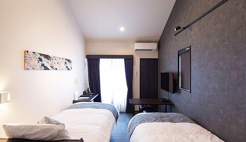 Habitación de lujo con 2 camas individuales