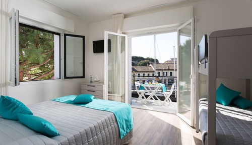 Apartamento Deluxe, 2 habitaciones, balcón, vistas al canal