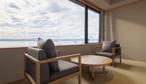 Habitación Deluxe con 2 camas individuales, 2 habitaciones, vistas al mar (ENOME)