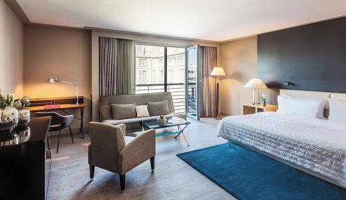 Suite junior, 1 cama de matrimonio grande con sofá cama, no fumadores, vistas al jardín