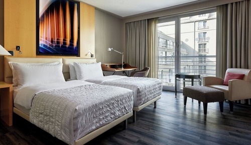 Habitación Deluxe, 2 camas individuales, no fumadores, vistas al jardín
