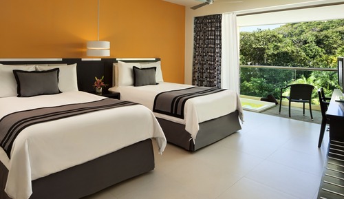 Habitación Deluxe, 2 camas dobles (Tropical View)