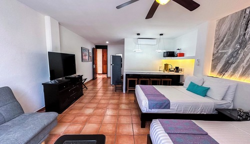 Suite, 2 camas dobles, no fumadores, cocina básica (City View)
