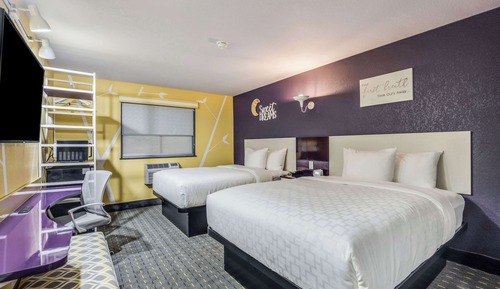 Habitación estándar, 2 camas de matrimonio, no fumadores, bañera