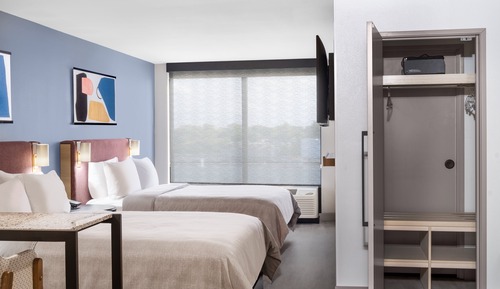 Suite estudio, 2 camas de matrimonio