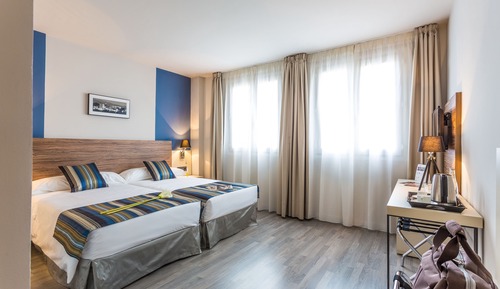 Habitación con 1 cama doble o 2 individuales