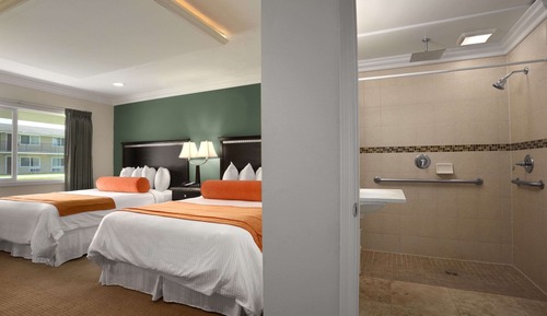 Habitación, 2 camas de matrimonio, accesible para personas con discapacidad, no fumadores