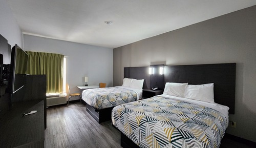 Habitación Deluxe, 2 camas de matrimonio, no fumadores, frigorífico y microondas