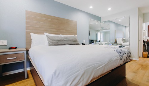 Habitación, 1 cama de matrimonio grande, no fumadores, bañera de hidromasaje