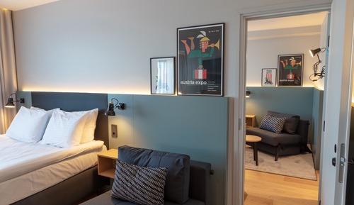 Habitación estándar, 1 cama de matrimonio con sofá cama