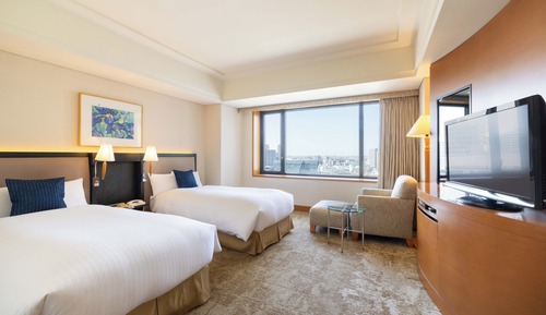 Habitación Deluxe con 2 camas individuales, no fumadores, vistas a la ciudad