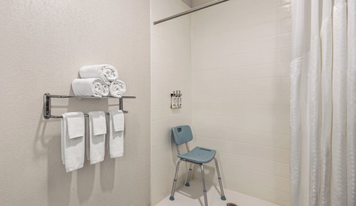 Habitación estándar, 2 camas de matrimonio (Mobility, Roll-In Shower)