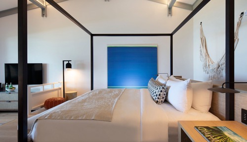 Habitación Club, 1 cama de matrimonio grande con sofá cama, no fumadores, patio