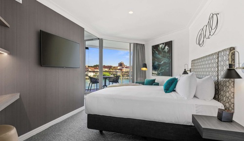 Apartamento Deluxe, varias camas, vistas al puerto