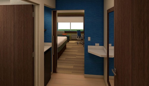 Suite, 1 cama de matrimonio grande, accesible para personas con discapacidad, no fumadores (Hearing)
