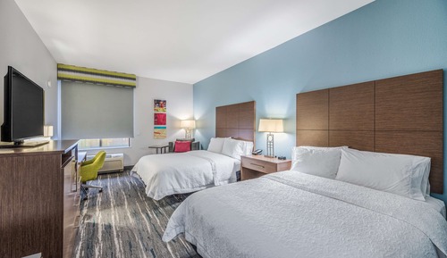 Habitación, 2 camas de matrimonio, accesible para personas con discapacidad, no fumadores