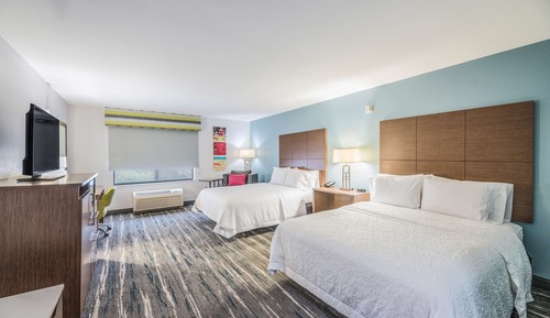 Habitación, 2 camas de matrimonio, accesible para personas con discapacidad, no fumadores