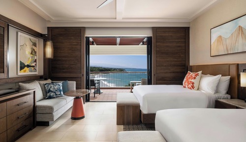 Habitación Deluxe, 2 camas dobles, frente al mar (Tower, Newly Renovated)