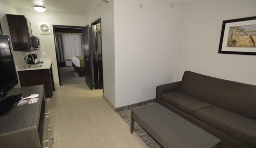 Suite, 1 cama de matrimonio grande con sofá cama, no fumadores, cocina básica (with Sofabed)