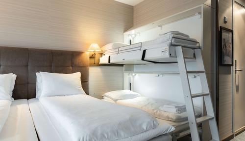 Habitación con 1 cama doble o 2 individuales