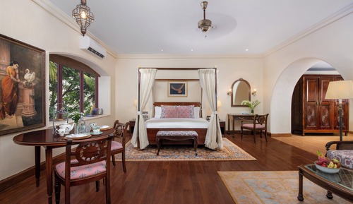 Suite de lujo, 1 cama de matrimonio grande, vistas al jardín