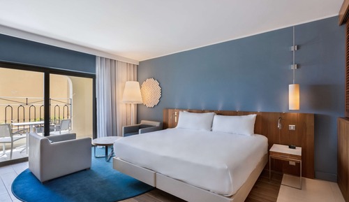 Habitación Deluxe, 1 cama de matrimonio grande con sofá cama