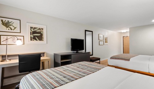 Habitación, 2 camas de matrimonio, accesible para personas con discapacidad, no fumadores