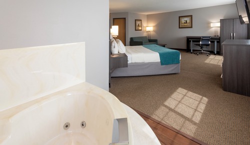 Habitación superior, 1 cama de matrimonio grande con sofá cama, varias vistas