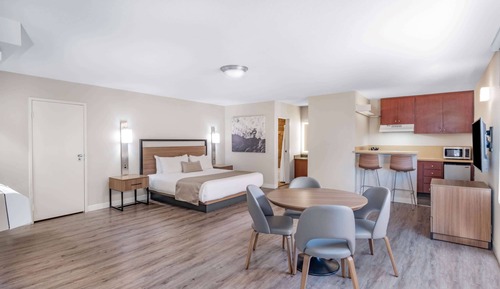 Suite ejecutiva, 1 cama de matrimonio grande con sofá cama, no fumadores, cocina