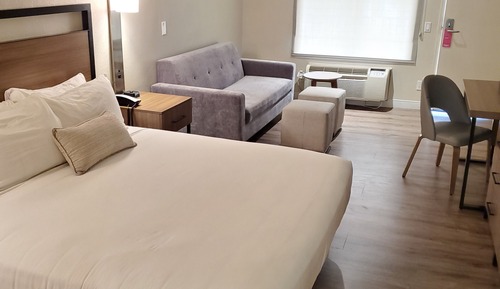 Habitación Deluxe, 1 cama de matrimonio grande con sofá cama, no fumadores