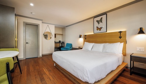 Habitación estándar, 1 cama de matrimonio grande, no fumadores, vistas al jardín