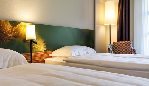 Habitación familiar (1 King Bed and 2 Bunk Beds,Air Cond.)