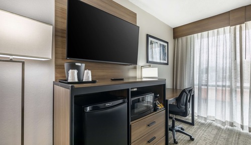 Habitación estándar, 2 camas de matrimonio, no fumadores, frigorífico y microondas