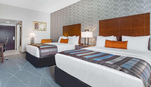 Habitación estándar, 2 camas de matrimonio, no fumadores