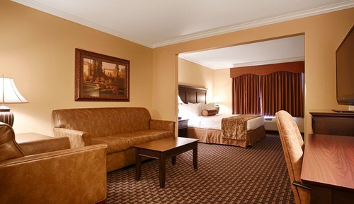 Habitación estándar, 1 cama de matrimonio grande, no fumadores (with Single Sofabed;Larger Room)