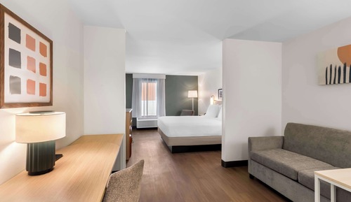 Habitación, 1 cama de matrimonio grande con sofá cama